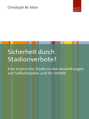 cover image of Sicherheit durch Stadionverbote?